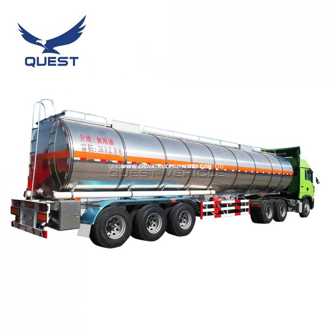 43000 Liters 5083 Aluminium Alloy Tanker Fuel Tank Semi-Trailer 