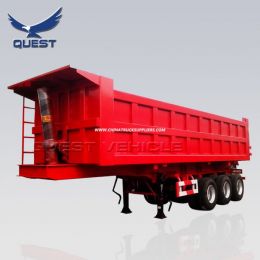 Breakstone 3 Axles 35cbm Tipper Trailer, Rear Dump Semi Trailer