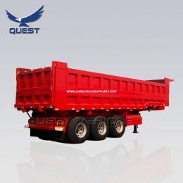 Aggregate Sand 3 Axles 30cbm Dump Tipper Semi Trailer