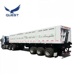 45cbm Tipper Gooseneck Grain Dumping Semi Trailers for Sale