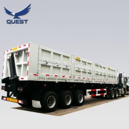 New Suger Cane Side Dump Trailer Tri-Axle Side Tipper Trailer