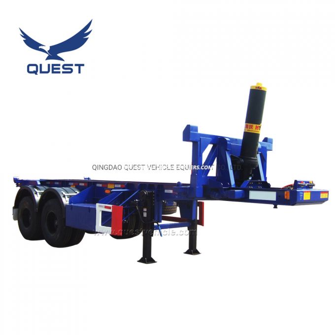 Quest 20FT Skeleton Container Rear Tipper Semi Trailer Images 1