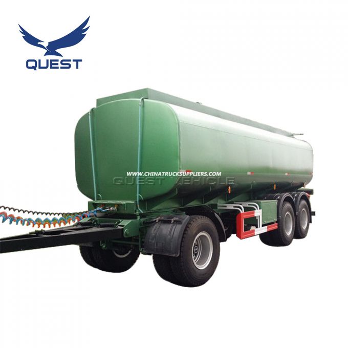 20000 Liters Drawbar Fuel Tanker Trailer, Oil Tanker Full Trailer 