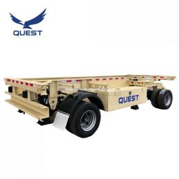 2-Axle 20FT Contaner Transport Drawbar Full Trailer