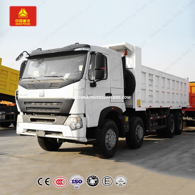 HOWO-A7 12 Wheels 8X4 Dump Trucks with Euro III 