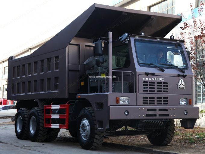 HOWO 6X4 70 Ton Super Heavy Duty Mining Dump / Tipper Truck 