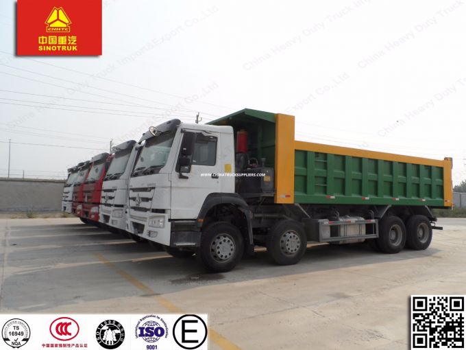 8X4 Heavy Duty HOWO Sino Dump Truck for Sale 
