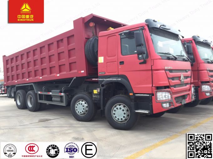 Factory Sale 371HP Sinotruk HOWO 8X4 Dump Truck 12wheels 