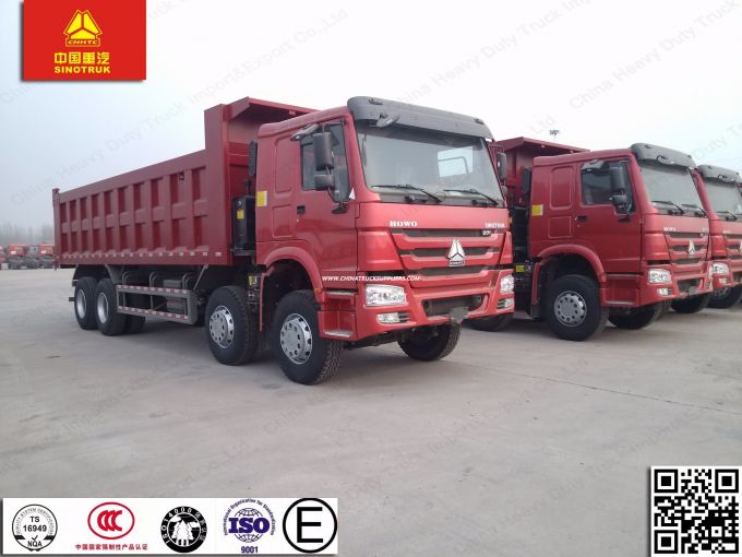 Chinese High Quality 8X4 HOWO 371HP Dump Truck 