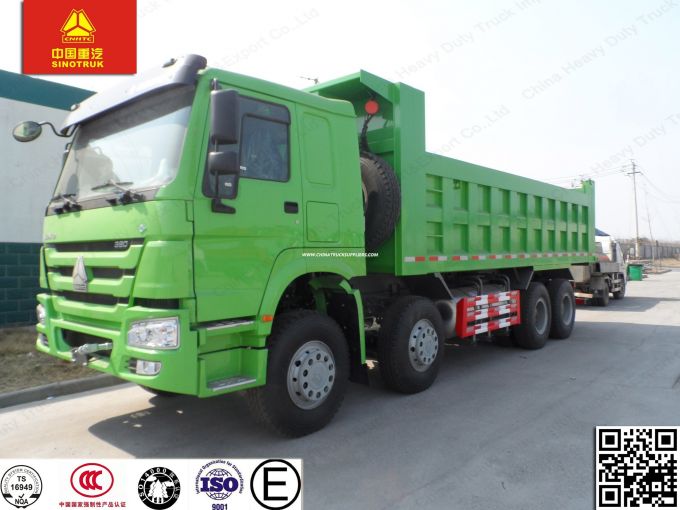 30-50ton Sinotruk 8X4 LHD HOWO Dump Truck for Sale 