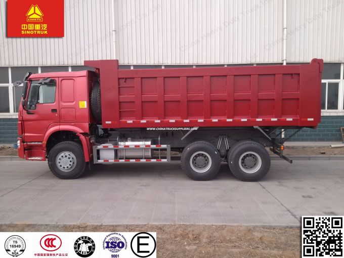 Ethiopia Truck Sinotruk HOWO 30 Tons 371 6X4 Dump Dumper Truck 
