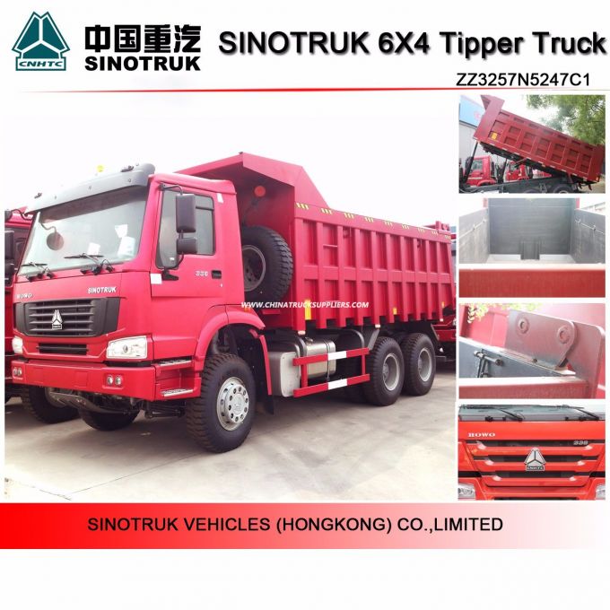 Sinotruck HOWO 6X4 371HP 18m3 Dump Truck for Sale 