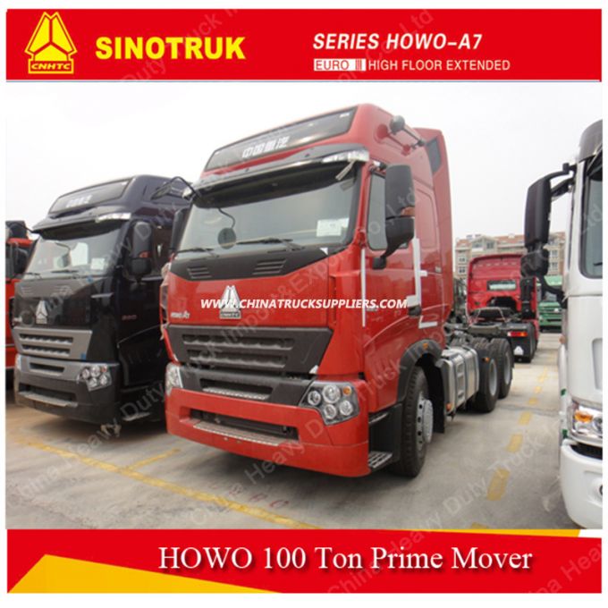 Sinotruk HOWO A7 6X4 Long Cabin Tractor Truck for Sale 