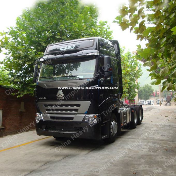 Sinotruk HOWO A7 6X4 Tractor Trucks Trailer Head 420HP Engine Images 1
