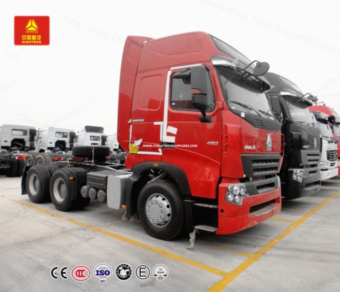 HOWO A7 Towing Truck 6X4 420HP Tractor Truck 