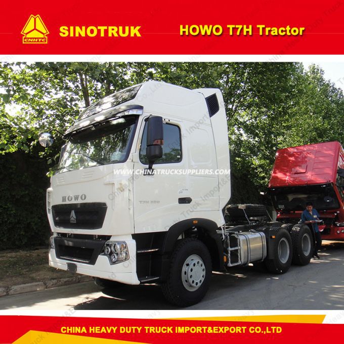 HOWO T7h 12 Speed Manual 6 Wheeler Tractor Truck 