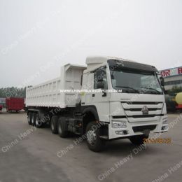 Diesel Engines 420horsepower HOWO Tractor with 3 Axles Tipper Semi-Trailer