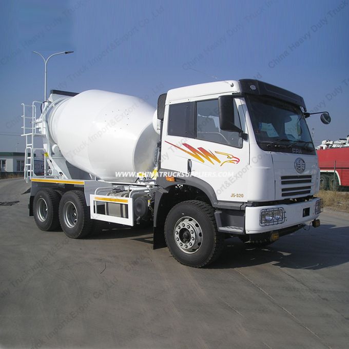 FAW 8-10m3; 6X4 Concrete Mixer Truck, Concrete Mixer Concrete Truck 