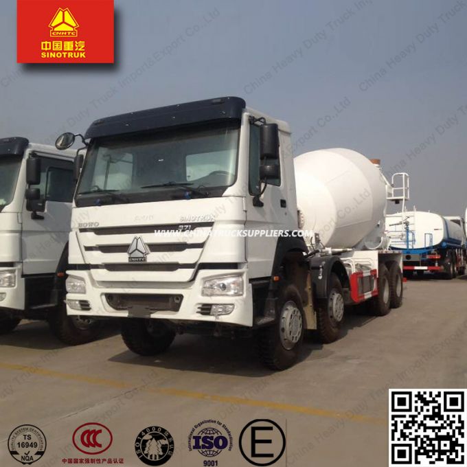 12cbm HOWO Sinotruk 8X4 Concrete Mixer Truck/Cement Mixer Truck 