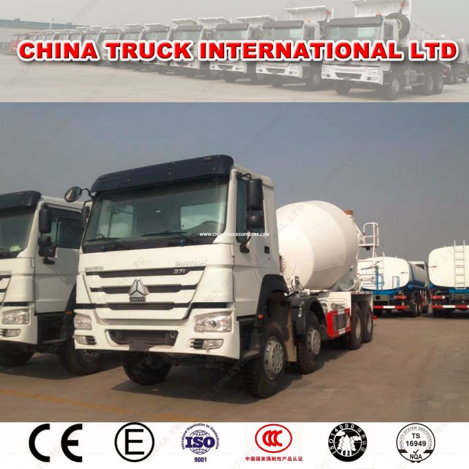 HOWO 8X4 12-16cmb Cement Mixer Tanker Truck 