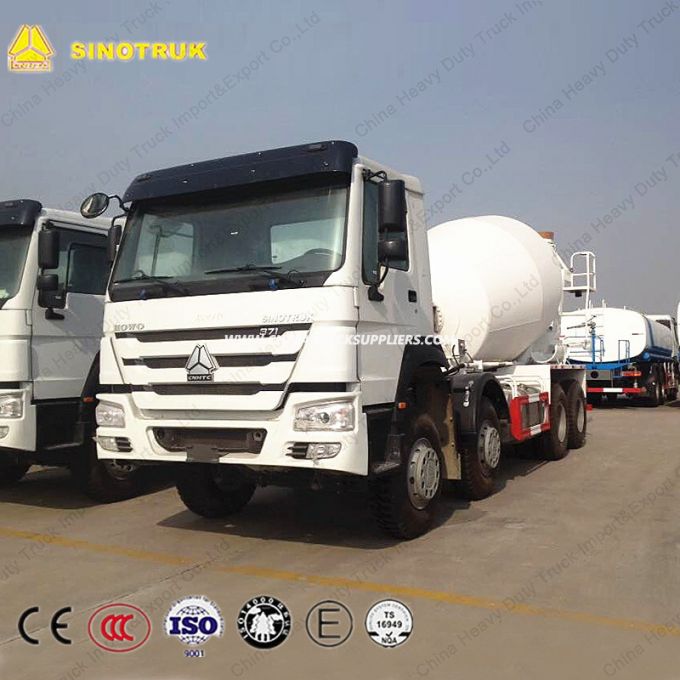 Sinotruk HOWO 8X4 8cbm 10cbm 12cbm 30ton Concrete Mixer Truck 