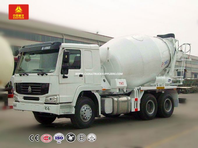 Sinotruk Heavy Trucks 9cbm Concrete Mixer Trucks 