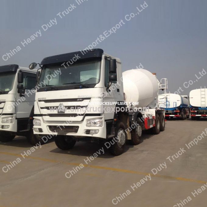 Siontruk HOWO 8X4 Lorry Cement Mixer 