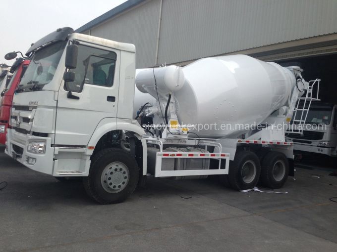 Automatic 3 Axle 6X4 Concrete Mixer Truck 