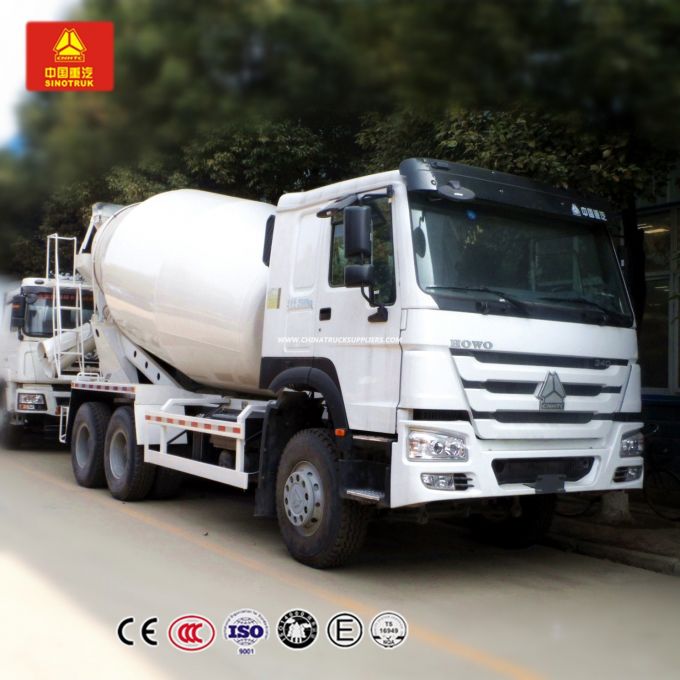 Sino HOWO 6*4 Concrete Batching Vehicle / Concrete Mixing Tank Truck 