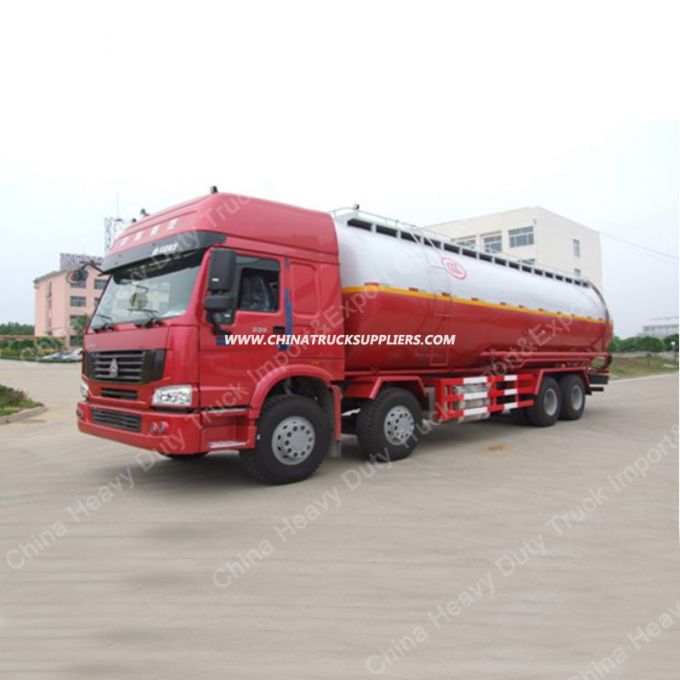 HOWO 8X4 20cbm Powder Material Truck/Dry Bulk Cement Truck 