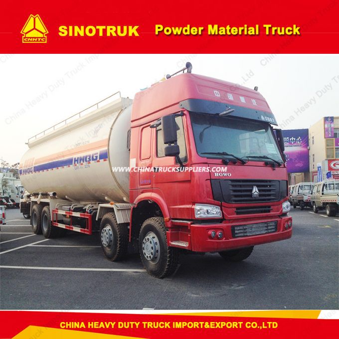 30-40ton Zz5317n3867A Bulk Cement Truck /Powder Tank Truck Images 1