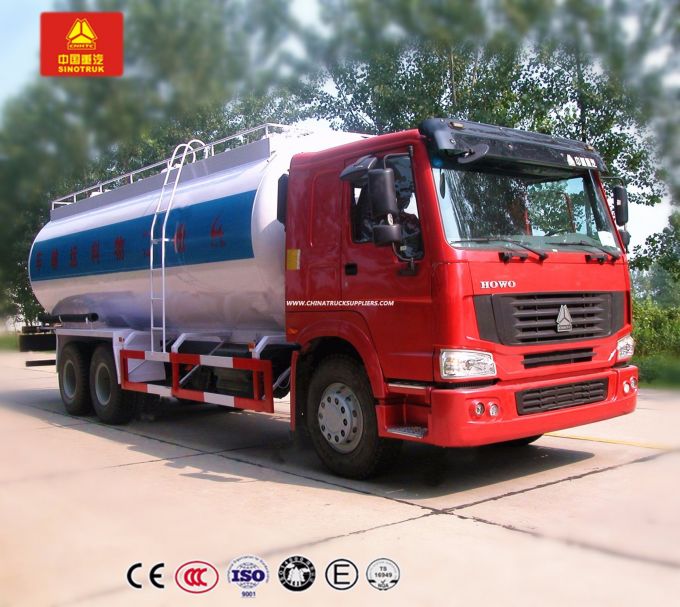 HOWO 6X4 30cbm Bulk Cement Power Tank Truck 