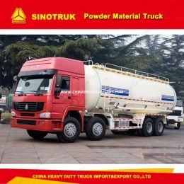 HOWO 8X4 Heavy Duty Bulk Cement Tank Truck Powder Material Truck