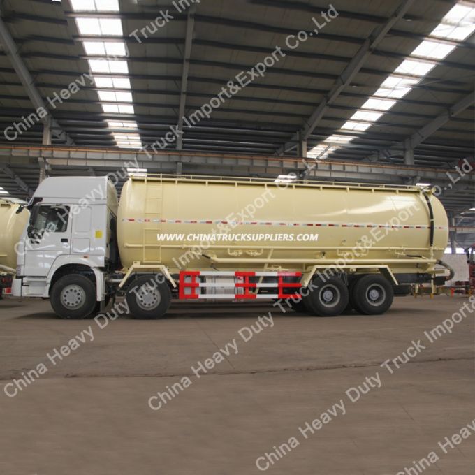 HOWO 8X4 40m3 Powder Material Transport Truck/Bulk Cement Truck 