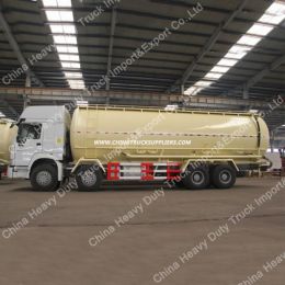 HOWO 8X4 40m3 Powder Material Transport Truck/Bulk Cement Truck