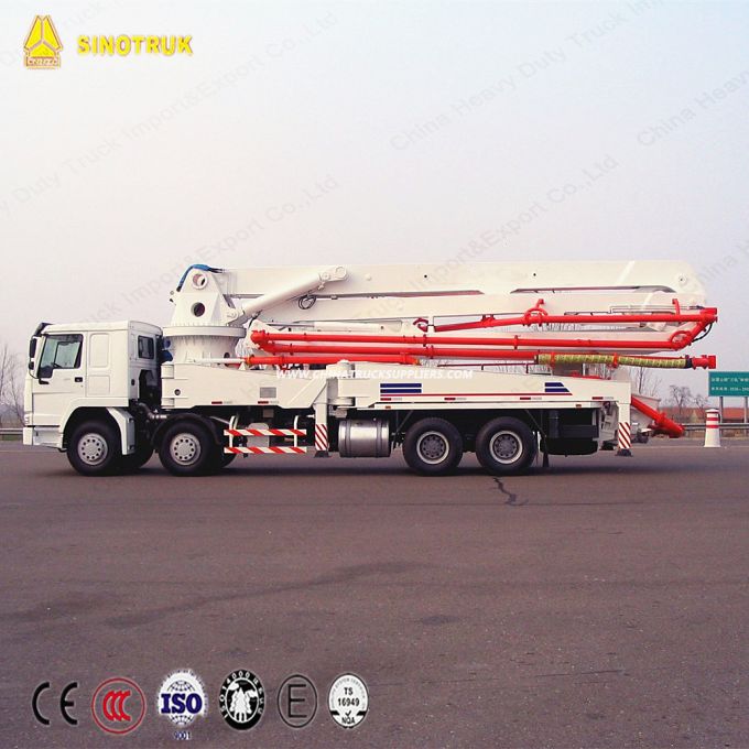 37m Used Hydraulic Concrete Pump Pipe Concrete Pump Truck 