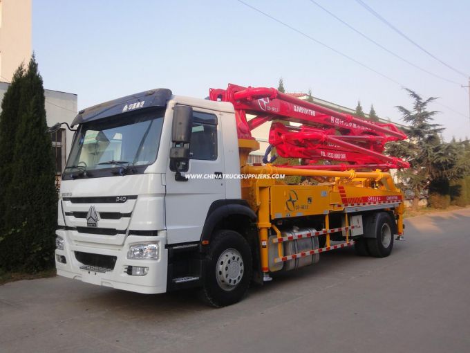 Pump Trucks HOWO 29m Lifted Height Concrete Pump Truck 