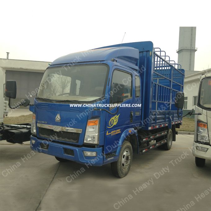 Sinotruk HOWO 4*2 Light Truck with Stake Cargo Truck 