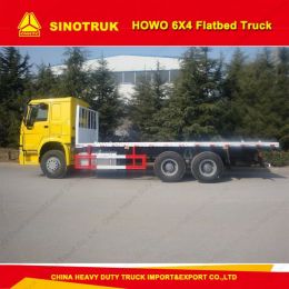 Sinotruk 6X4 HOWO Brand 336HP Container Carry Flatbed Truck