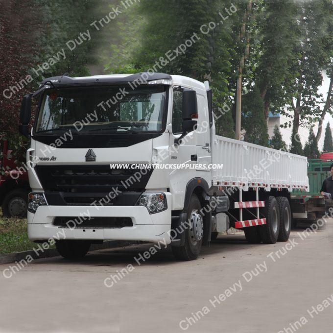 Sinotruk HOWO A7 6X4 Flatbed Cargo Truck for Sale 