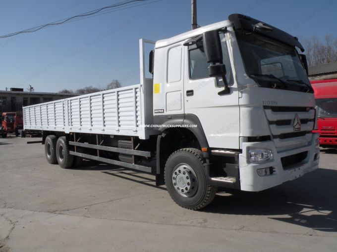 China Popualr HOWO 25 Ton Cargo Truck with Turbo Charger 