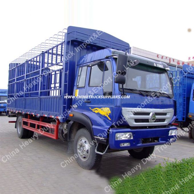 Animal /Vegetable Transport Sinotruk 4*2 160HP Stake Cargo Truck 
