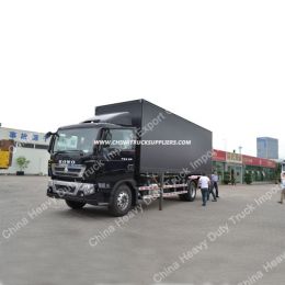 HOWO T5g 4X2 Van Cargo Truck for Sale