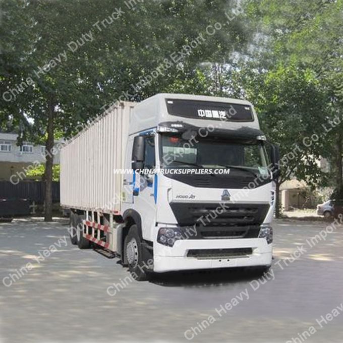 Sinotruk HOWO A7 6X4 Van Cargo Truck for Sale 