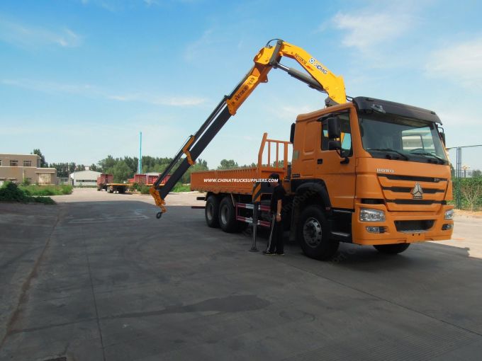Sino Truck HOWO 6X4 25tons Truck Mounted Crane for Sale 