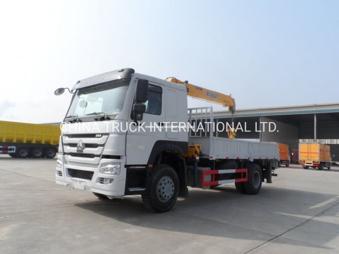 Sintruck HOWO 6 Wheels 20tons Truck with Crane 10tons 