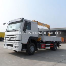 Sintruck HOWO 6 Wheels 20tons Truck with Crane 10tons