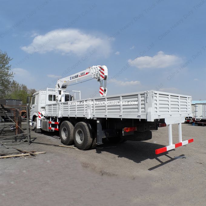 Sinotruk HOWO 6X4 Crane Mounted Truck with Brand Crane 