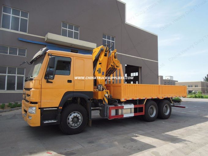 Road Recovery Sinotruk HOWO 6X4 25tons Integrated Tow and Crane Wrecker Truck 