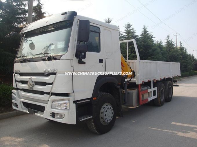 Sinotruk HOWO 6X4 25 Tons Loading Capacity Truck Mounted Crane 